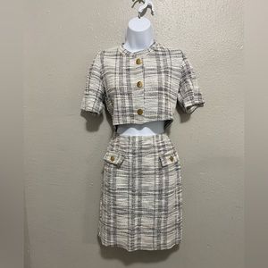 Plaid 2 piece set